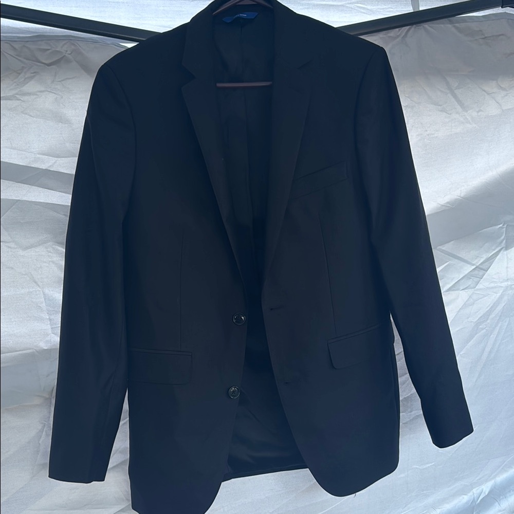 Apt. 9 Black Sport Coat with Notch Lapel